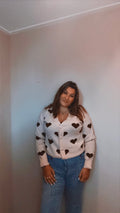 Heart cardigan