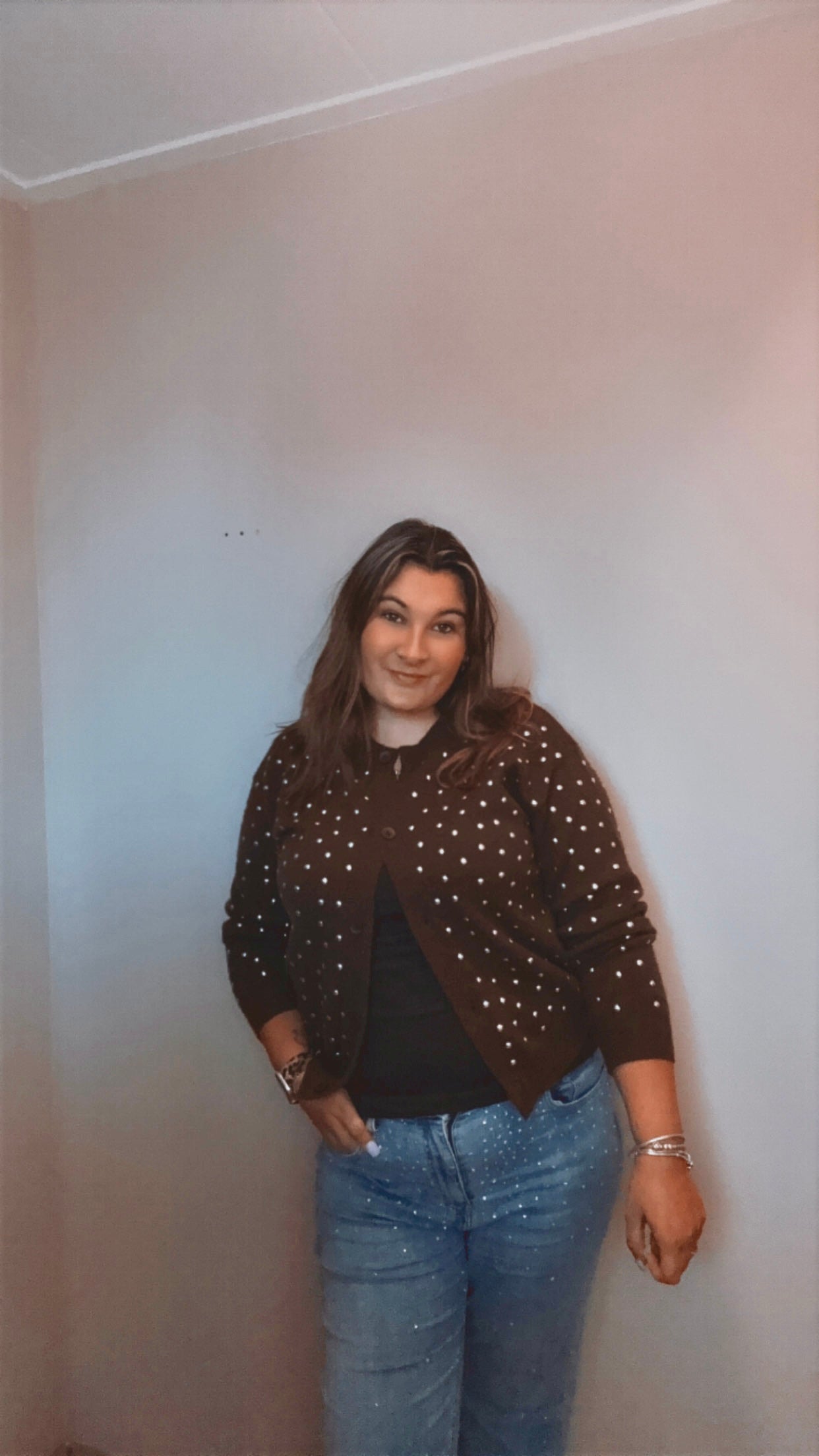 Luna studded cardigan